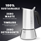 Bialetti Venus 4 Cup Stainless Steel Stove Top Coffee Maker - Induction Click to Change Image