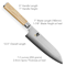 Shun Classic Blonde 7" Santoku Knife  Click to Change Image