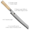 Shun Classic Blonde 9" Serrated Bread Knife Click to Change Image
