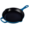 Le Creuset 10.25" Signature Iron Handle Skillet - Marseille BlueClick to Change Image