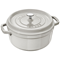 Staub Round 7qt Dutch Oven - White TruffleClick to Change Image