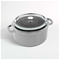 Staub Cast Iron 4 Qt. Round Cocotte with Glass Lid - GreyClick to Change Image