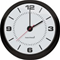 Davis & Waddell Retro Wall Clock - Black Click to Change Image