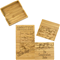 Totally Bamboo Connecticut State Puzzle 4 Piece Bamboo Coaster SetClick to Change Image