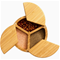 Trio Salt Cellar Storage Box with Swivel LidsClick to Change Image