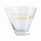 TAG "Believe In Cocktails" Stemless Martini Glass Click to Change Image