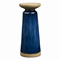 Glazed Tall Pillar Candle Holder - BlueClick to Change Image