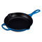 Le Creuset 9" Signature Iron Handle Skillet - Marseille BlueClick to Change Image