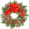 Caspari Evergreen Wreath Die-Cut PlacematClick to Change Image