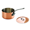 Mauviel M'Heritage Copper 2.7-Quart Sauce Pan and Lid with Cast Iron Handle Click to Change Image