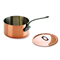 Mauviel M'Heritage Copper 3.6-Quart Sauce Pan and Lid with Cast Iron Handle Click to Change Image