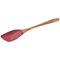 Staub Olivewood Handled Silicone Cooking Spoon / Spatula - Grenadine Click to Change Image