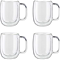 ZWILLING Sorrento Plus 4-pc Double-Wall Glass Coffee Mug SetClick to Change Image