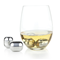 Viski Glacier Stainless Steel Wine GlobesClick to Change Image