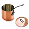 Mauviel M'Heritage Copper 0.9-Quart / 4.5-inch Sauce Pan and Lid with Cast Iron Handle Click to Change Image