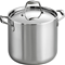 Tramontina Gourmet Stainless Steel Tri-Ply Clad 6-qt Sauce Pot with Lid Click to Change Image