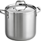 Tramontina Gourmet Stainless Steel Tri-Ply Clad 8-qt Sauce Pot with Lid Click to Change Image