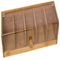 Lipper Bamboo 5-Section Tea Box with Acrylic Cover Click to Change Image