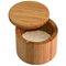 Totally Bamboo Round Salt Box with Magnetic LidClick to Change Image