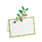 Caspari Place Cards - Holly Trellis Click to Change Image