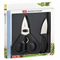 Wusthof Kitchen Shears & Zest Paring Knife Set - BlackClick to Change Image