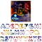 R&M Alphabet Cookie Cutter Set - Colored (26 Piece)Click to Change Image