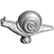 Staub Animal Knob - SnailClick to Change Image