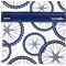 Lunchskins Reusable Quart Big Bag - Navy BikeClick to Change Image