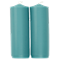 Turquoise Duet Candle Candle Crown Pairs 10 InchClick to Change Image
