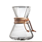Chemex® 3-Cup Pour-Over Wood Collar Glass Coffee MakerClick to Change Image