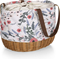 Picnic Time Coronado Basket Tote - FloralClick to Change Image