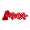 TAG Snowflake Table Runner - RedClick to Change Image
