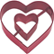 Heart in Heart 3? Cookie Cutter - RedClick to Change Image