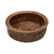 Caspari Rattan Wine Bottle Holder / Coaster - Dark Natural Click to Change Image