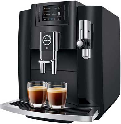 Jura E8 Fully Automatic Espresso & Coffee Machine - Black Click to Change Image