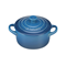 Le Creuset Mini 8 oz Round Cocotte - Marseille Blue Click to Change Image