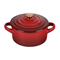 Le Creuset Mini Cocotte with Heart Knob - Cerise Click to Change Image