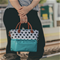 Urban Lunch Bag - Teal & Polka DotClick to Change Image