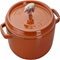 Staub 6qt Cochon Shallow Round Cocotte - Burnt Orange Click to Change Image