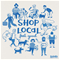 Shop Local Market Tote BagClick to Change Image