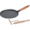 Staub 11" Crepe Pan with spreader & Spatula - Matte BlackClick to Change Image