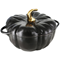 Staub Cast Iron Pumpkin Cocotte, 3.5QT - Matte Black Click to Change Image