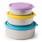 U-Konserve Round Nesting Trio Stainless Steel Containers (Set of 3) Click to Change Image