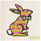 Swedish Treasures Wet-It Swedish Dishcloths - Happy Bunny  Click to Change Image