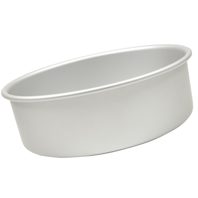 Fat Daddio's Anodized Aluminum Round Cake Pan, 10 Inches by 3 Inches   