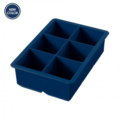 Tovolo King Cube Silicone Ice Cube Tray - Indigo