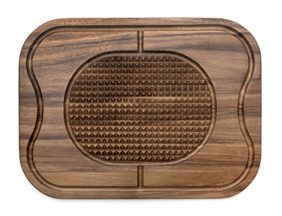 Lipper Acacia Carving Board with Grid Grip 