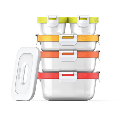 ZOKU 11-pc Neat Stack Storage Container Set( Food to Go Collection)