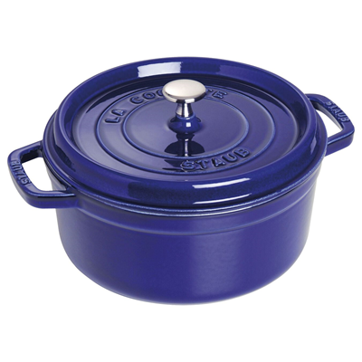 Staub Round 5.5qt Dutch Oven - Dark Blue