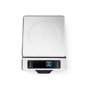 OXO 11-lb. Stainless Steel Scale with Pull-Out Display